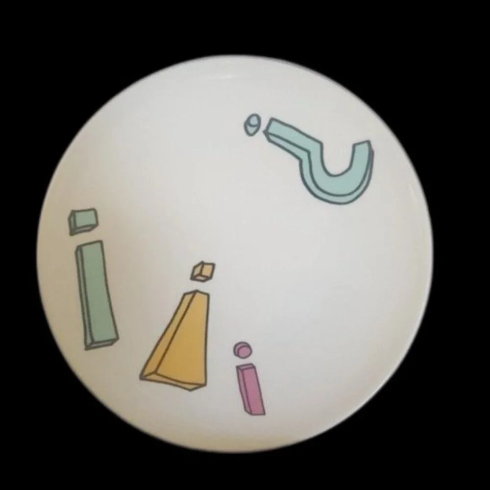 Ikea Dinner Plate - Symbols: Exclamation and  Question Marks #2